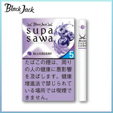 Black Jack SUPA SAWA Blueberry黑傑克藍莓爆珠薄荷5mg香煙